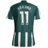 Camiseta de fútbol Manchester United Hojlund 11 Segunda Equipación 23-24 - Hombre